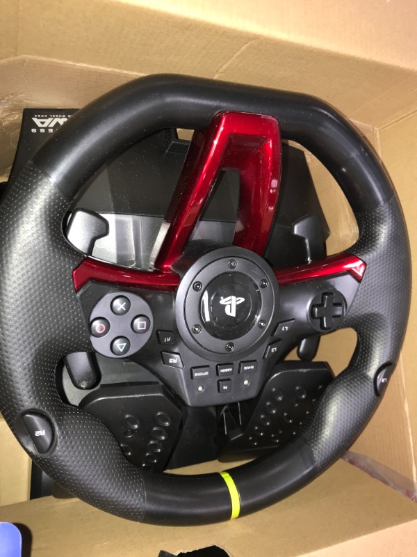 Photo 2 of PlayStation 4 Wireless Racing Wheel Apex by HORI - Officially Licensed By SIEA
