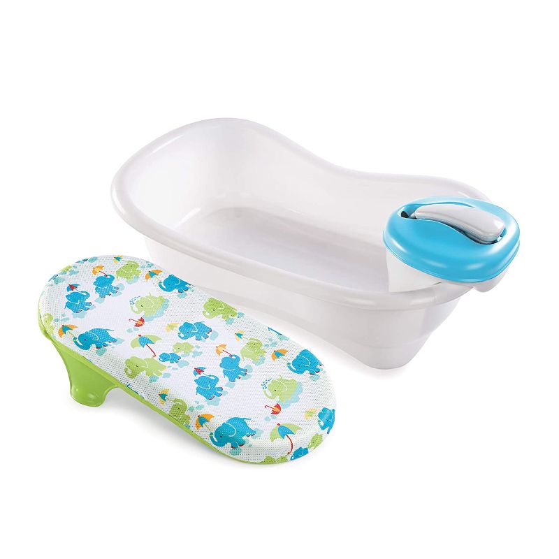 Photo 1 of INCOMPLETE- PARTS ONLY 
Summer Newborn to Toddler Bath Center and Shower (Neutral) - Bathtub Includes Four Stages that Grow with Your Child
