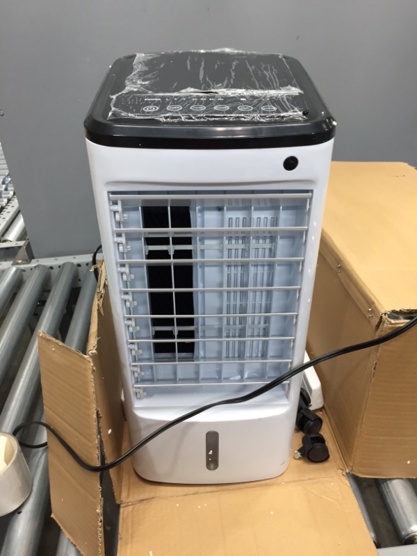 Photo 4 of Portable Air Cooler - COMFYHOME 3-IN-1 Evaporative Air Cooler w/Cooling ? Humidifier, 3 Wind Speeds, 4 Casters, 65° Oscillation, 12H Timmer? Remote, 455 CFM, Cools 170 Square Feet for Room Office Use
