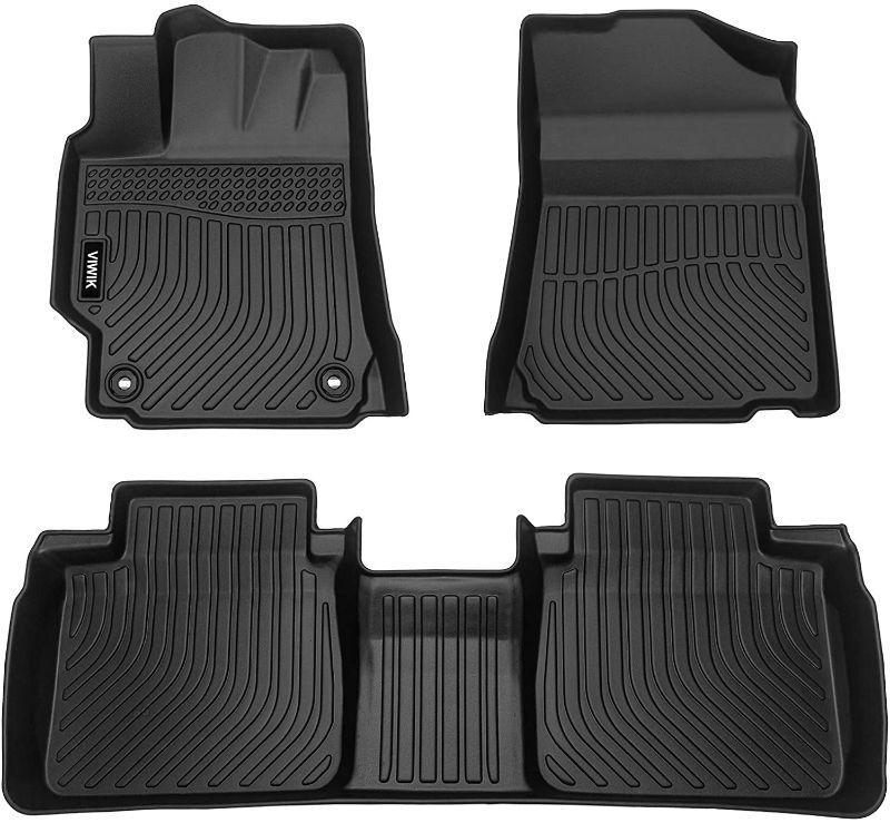 Photo 1 of  Floor Mats  All Weather Protection Custom Full Set Liners Include 1st and 2nd Row Front & Rear Black Car Liners
