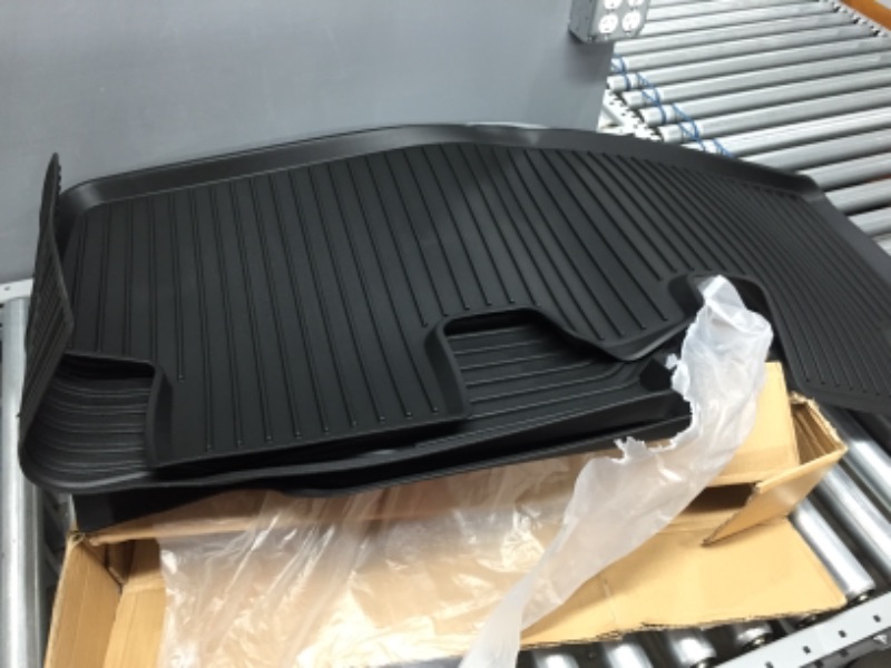 Photo 2 of  Floor Mats  All Weather Protection Custom Full Set Liners Include 1st and 2nd Row Front & Rear Black Car Liners
