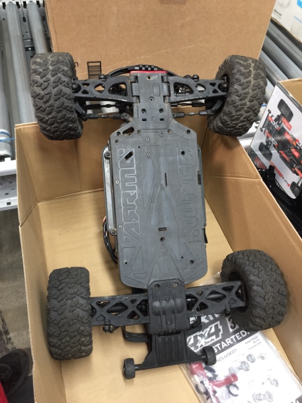 Photo 3 of ***PARTS ONLY*** ARRMA 1/10 Big Rock 4X4 V3 3S BLX Brushless Monster RC Truck RTR (Transmitter and Receiver Included, Batteries and Charger Required), Black, ARA4312V3
