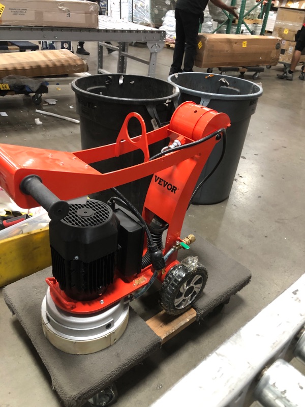 Photo 2 of ***HARDAWRE LOOSE IN BOX*** VEVOR Electric Concrete Floor Grinder 10" Walk-Behind Grinder 1.5HP Concrete Floor Polisher, 34"-46" Adjustable Grinding Machine, 1720RPM 1Phase Surfacing Grinder for Granite/Marble/Concrete/Stones
