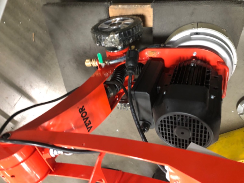 Photo 7 of ***HARDAWRE LOOSE IN BOX*** VEVOR Electric Concrete Floor Grinder 10" Walk-Behind Grinder 1.5HP Concrete Floor Polisher, 34"-46" Adjustable Grinding Machine, 1720RPM 1Phase Surfacing Grinder for Granite/Marble/Concrete/Stones
