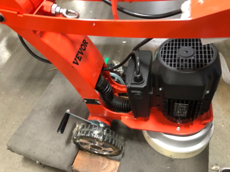 Photo 5 of ***HARDAWRE LOOSE IN BOX*** VEVOR Electric Concrete Floor Grinder 10" Walk-Behind Grinder 1.5HP Concrete Floor Polisher, 34"-46" Adjustable Grinding Machine, 1720RPM 1Phase Surfacing Grinder for Granite/Marble/Concrete/Stones
