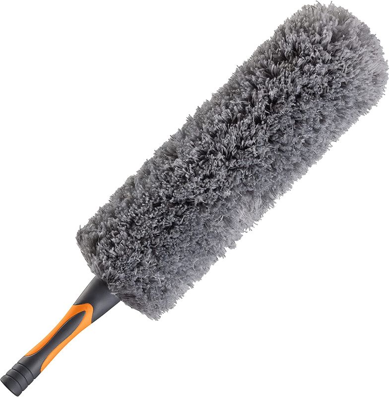 Photo 1 of ***USED*** Microfiber Feather Duster // Flexible Feather Duster Brush Head with Hand-Grip // Fits All Extension Poles with Standard US Acme Thread // Best Flex-and-Stay Feather Duster (Pole Sold Separately)
