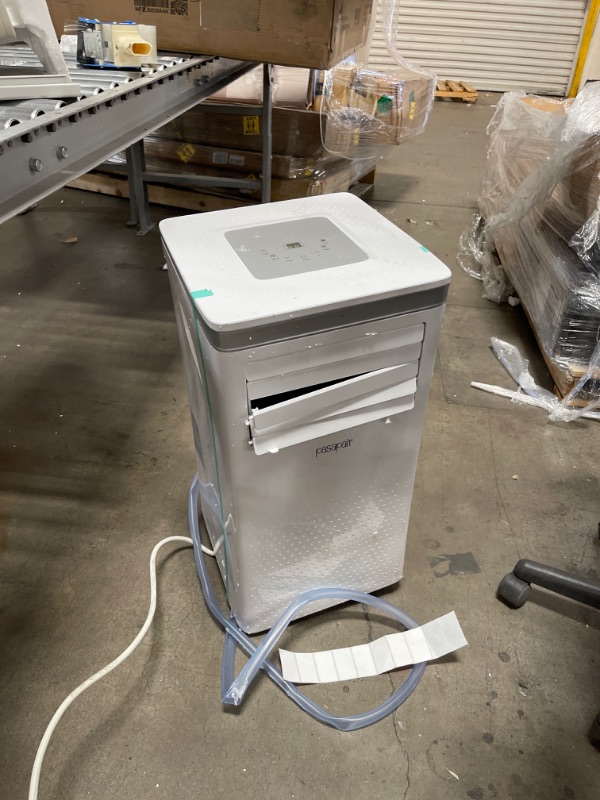 Photo 3 of ***DAMAGE SHOWN IN PICTURE***Pasapair Portable Air Conditioner/Air Cooler 10000 BTU with Dehumidifier&Fan Mode/Quiet AC unit Cools Rooms to 400 sq.ft,with Remote Control,LED Panel/Timer/Window Mount Exhaust Kit for Home Office
