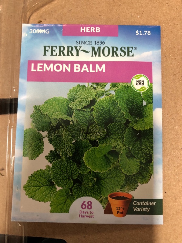 Photo 1 of 15 PACK: Ferry-Morse
Lemon Balm Seed