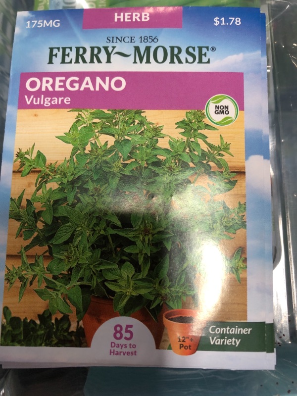 Photo 1 of 15 PACK: Ferry-Morse
Oregano Vulgare Seed