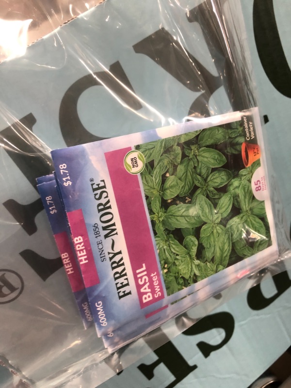 Photo 1 of 15 PACK: Ferry-Morse
Basil sweet Seeds