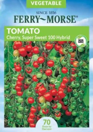 Photo 1 of 10 PACKS: Ferry-Morse
Tomato Super Sweet 100 VF Hybrid Seed