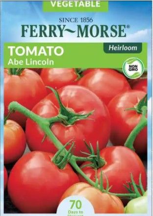 Photo 1 of 10 PACKS: 
Ferry-Morse
Tomato Abe Lincoln Heirloom Seed