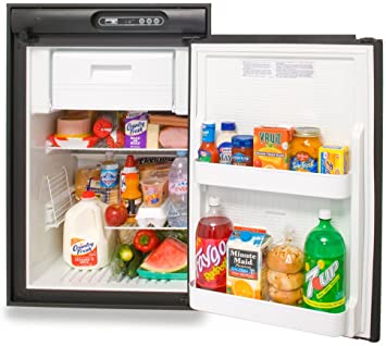 Photo 1 of Norcold N412UR RV Refrigerator - 4.5 cu. ft. - AC/LP - Right Hand Swing - Black Trim
