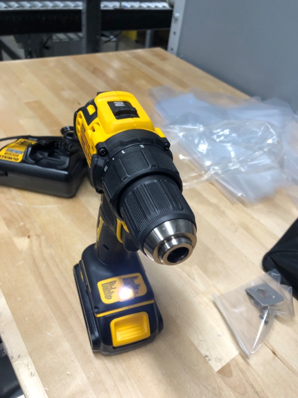 Photo 6 of *INCOMPLETE**
DEWALT 20V Max Cordless Drill / Driver Kit, Compact, 1/2-Inch 
