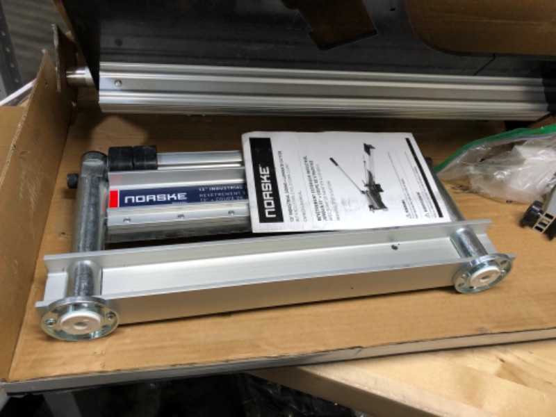 Photo 3 of **INCOMPLETE**
Newly Launched Norske Tools NMAP006 13 inch Laminate Flooring and Siding Cutter with CLAMP and Sliding Extension Table including BONUS Honing Stone
