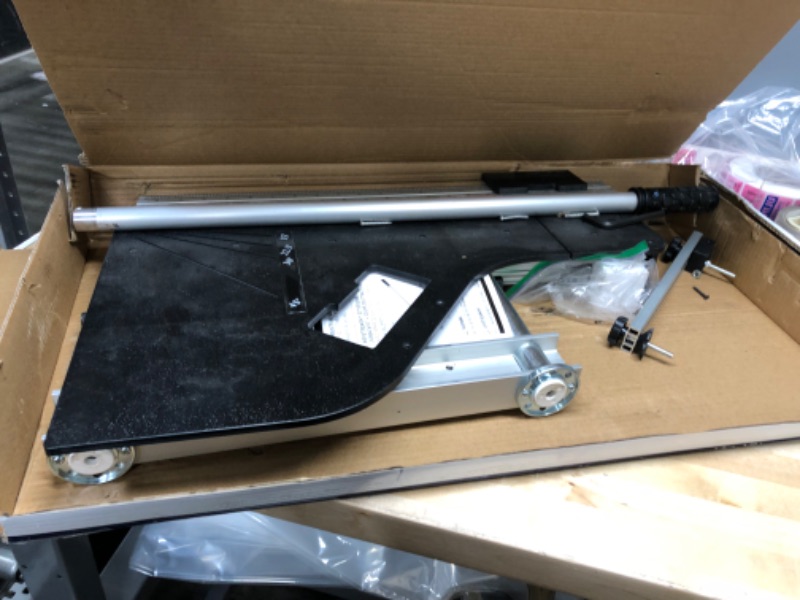 Photo 5 of **INCOMPLETE**
Newly Launched Norske Tools NMAP006 13 inch Laminate Flooring and Siding Cutter with CLAMP and Sliding Extension Table including BONUS Honing Stone
