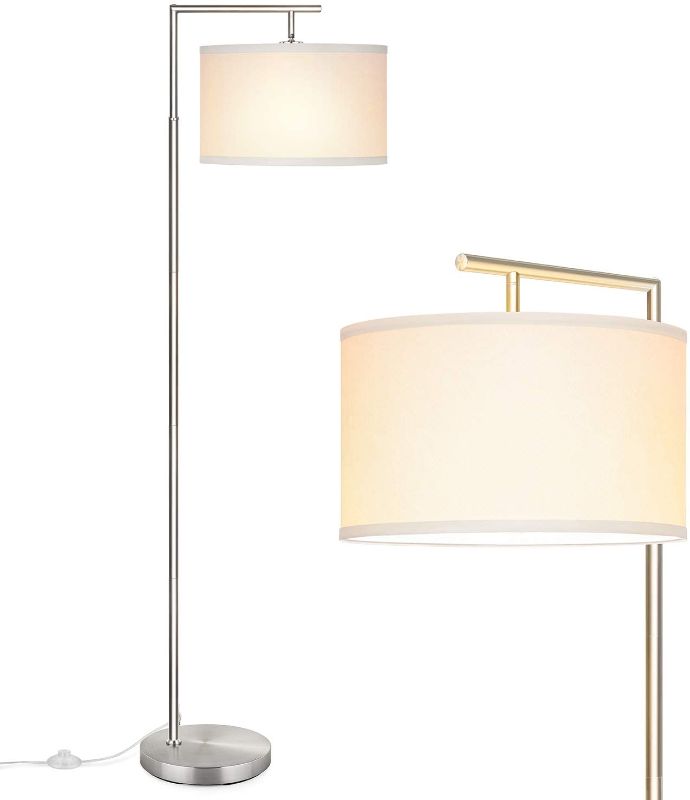 Photo 1 of **SLIGHTLY DIFFERENT FROM STOCK PHOTO**
Floor Lamp, Montage Modern Floor Lamp, Classic Standing Lamp Reading Standing Light with Hanging Lamp Shade Minimalist Bedside Floor Lamp for Bedroom Living Room
