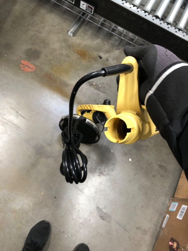 Photo 4 of **DIFFERENT FROM STOCK PHOTO**
YATTICH Drywall Sander, 750W Electric Sander with 12 Pcs Sanding discs, 7 Variable Speed 800-1750 RPM Wall Sander with Extendable Handle, LED Light, Long Dust Hose, Storage Bag and Work Glove, YT-917, Black/Yellow
