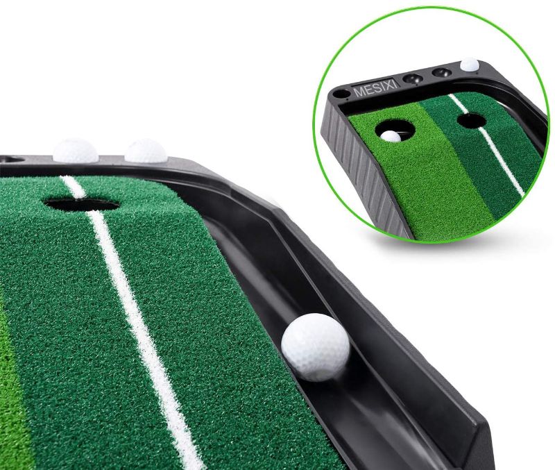 Photo 1 of **INCOMPLETE**
MESIXI Indoor|Outdoor Golf Putting Green Mat Portable Baffle Plate Auto Ball Return System Mini Golf Practice Training Aid Equipment Game and Golf Gifts for Men Home Office Outdoor Use
