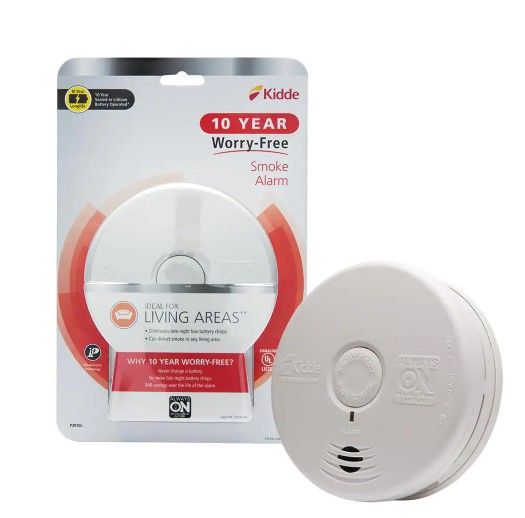 Photo 1 of 10 Year Worry-Free Sealed Battery Smoke Detector with Photoelectric Sensor
