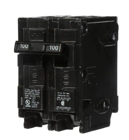 Photo 1 of 100 Amp Double-Pole Type QP Circuit Breaker
