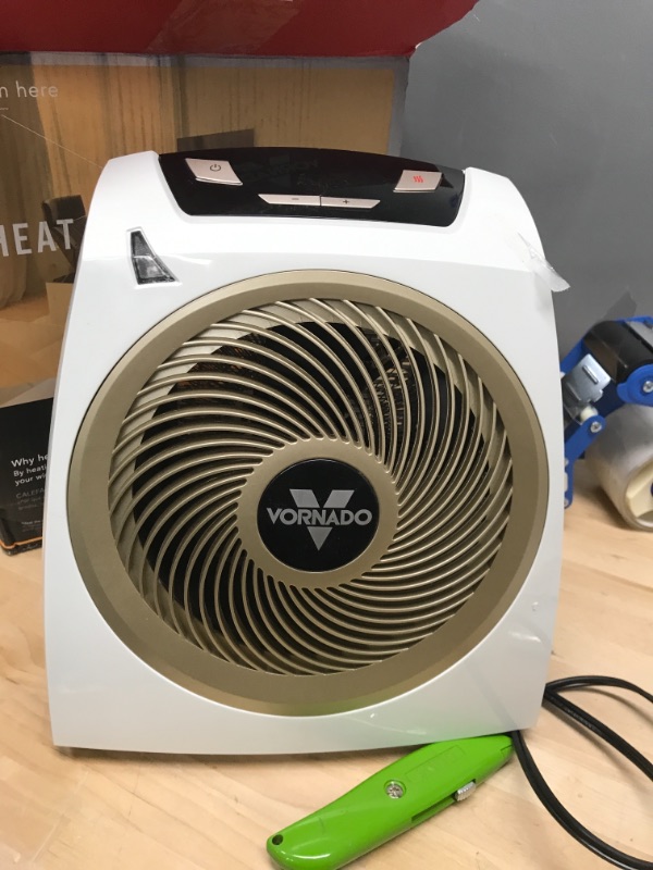 Photo 3 of ***SEE COMMENTS*** Vornado AVH10 Vortex Heater with Auto Climate Control, 2 Heat Settings, Fan Only Option, Digital Display, Advanced Safety Features, Whole Room, White
