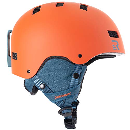 Photo 1 of Retrospec Traverse H1 Ski & Snowboard Helmet, Convertible to Bike/Skate, 59-63cm, Matte Burnt Orange  