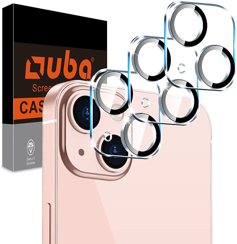 Photo 1 of [3 Pack] OUBA Camera Lens Protector for iPhone 13 Mini/iPhone 13 [2 Holes] Lens Cover Tempered Glass, [Case Friendly][Scratch-Resistant] Easy Installation [HD Clear]- Black Circle
&
Ferilinso Designed for iPhone 13 Pro Max Screen Protector, 3 Pack HD Temp