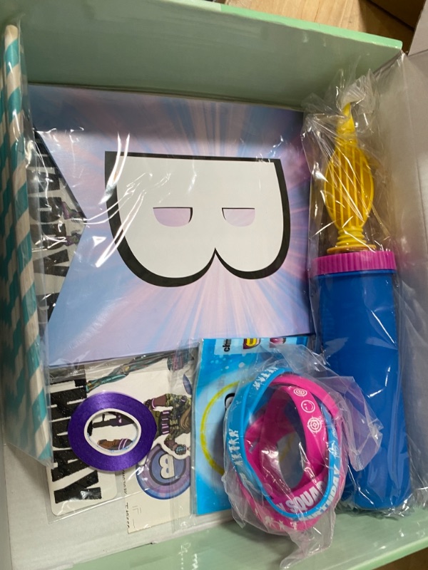 Photo 1 of 181Pcs Complete Kit Party Decorations in One Box, Kids Party Supplies, Birthday Decorations for Boys Birthday Party Decorations- Favor, Video Game Party Supplies Themed Gamer, Happy Birthday Decorations Balloons
