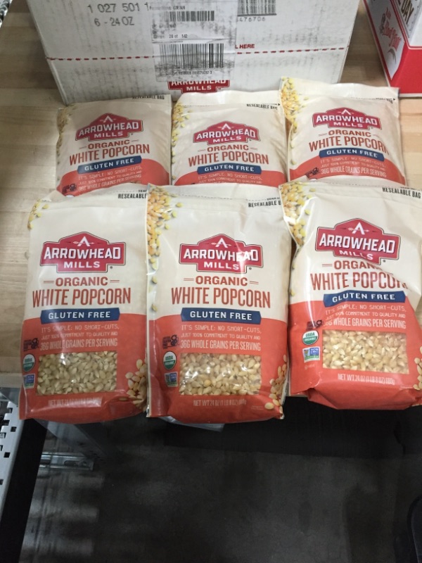 Photo 2 of *EXPIRED Jan 2022*
Arrowhead Mills Organic Yellow Popcorn - 28 oz, 6 pk