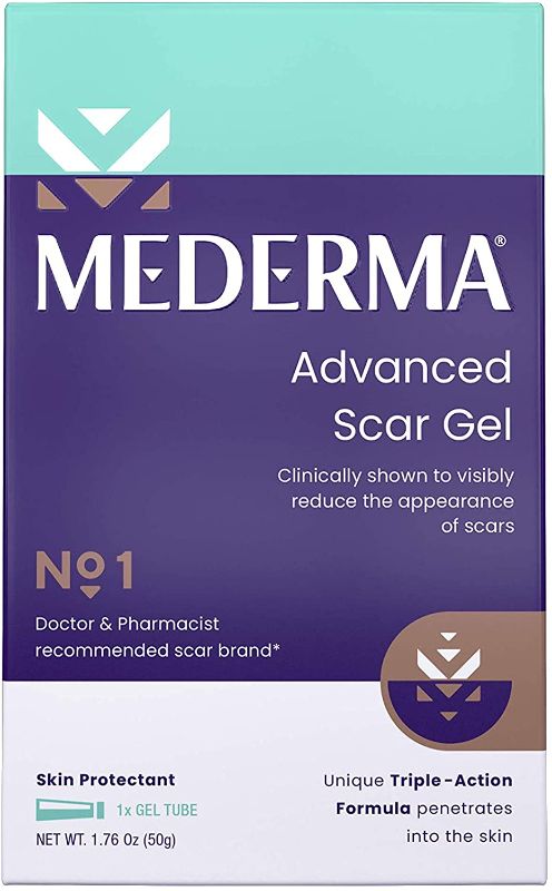 Photo 1 of *EXPIRES 09/2023*
Mederma Advanced Scar Gel 1x Daily Reduces The Appearance Of Old New Scars #1 Doctor Pharmacist Recommended Brand for Scars 1.76oz, Clear, 50 grams
