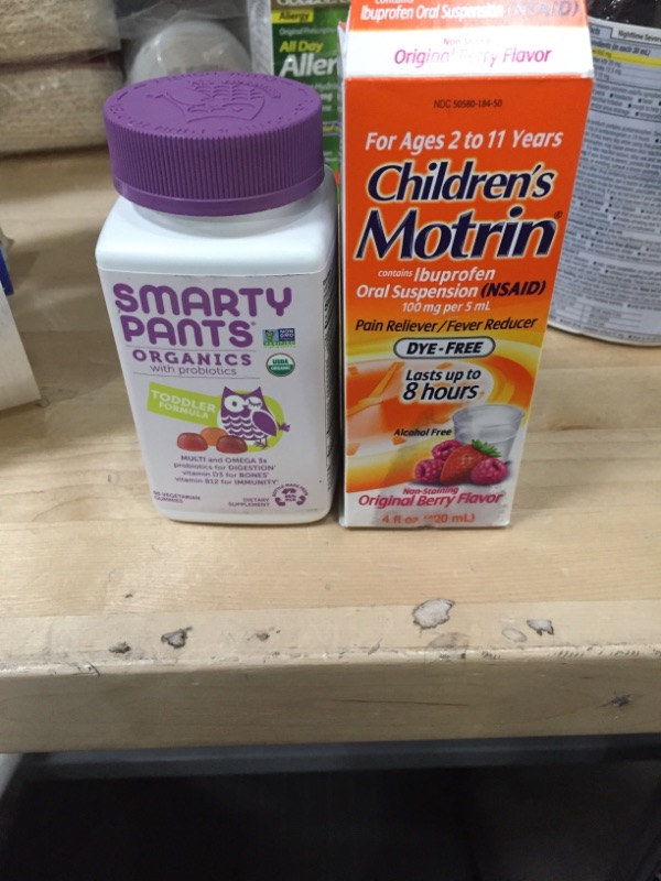 Photo 1 of *EXPIRATION DATES Oct 2022 and Nov 2023*
Children Medicine Bundle (Gummies and Motrin)