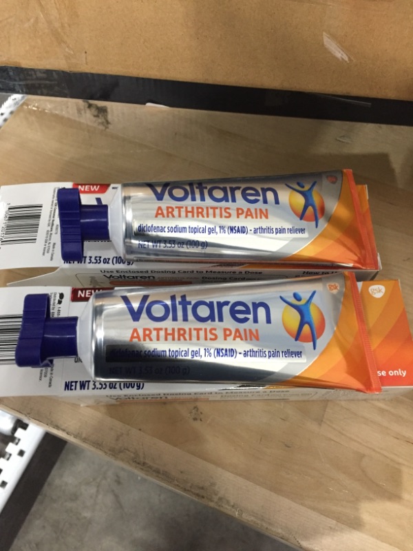 Photo 2 of *EXPIRES Sept 2022*
Voltaren, Topical 1% Gel, 3.52 Ounce, 2 pk
