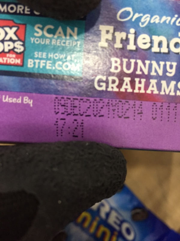 Photo 3 of *EXPIRATON DATES Dec 2021, Jan 2022 and Apr 2022* 
Snacks Bundle (Oreos and Bunny Grahams) 