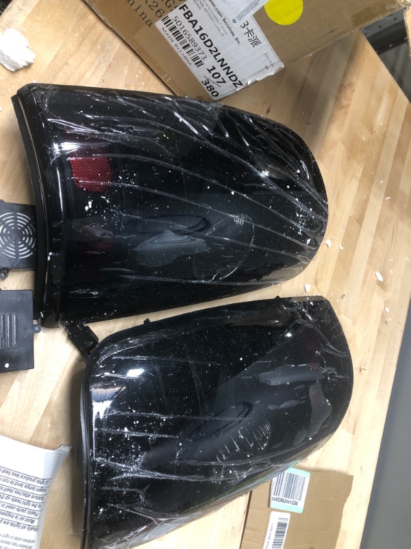 Photo 1 of Led Tail Lights for 2000-2006 Chevy Suburban, 2000-2006 Chevy Tahoe, ROXX Taillights Assembly Pair for 2000-2006 GMC Yukon, Rear Lights ***BROKEN WIRES*** Replacements Driver & Passenger Side (Smoked)