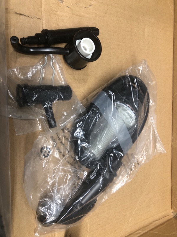 Photo 1 of **INCOMPLETE**
Avalon Single-Handle High-Arc Standard Kitchen Faucet with Side Sprayer and Soap Dispenser in Tuscan Bronze
