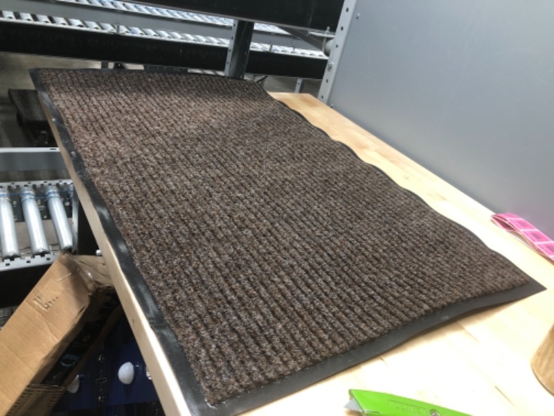Photo 1 of **SLIGHTLY DIFFERENT FROM STOCK PHOTO**
Notrax Carpeted Entrance Mat, Brown, 23'' X 36 1/2'' inches, Brown
