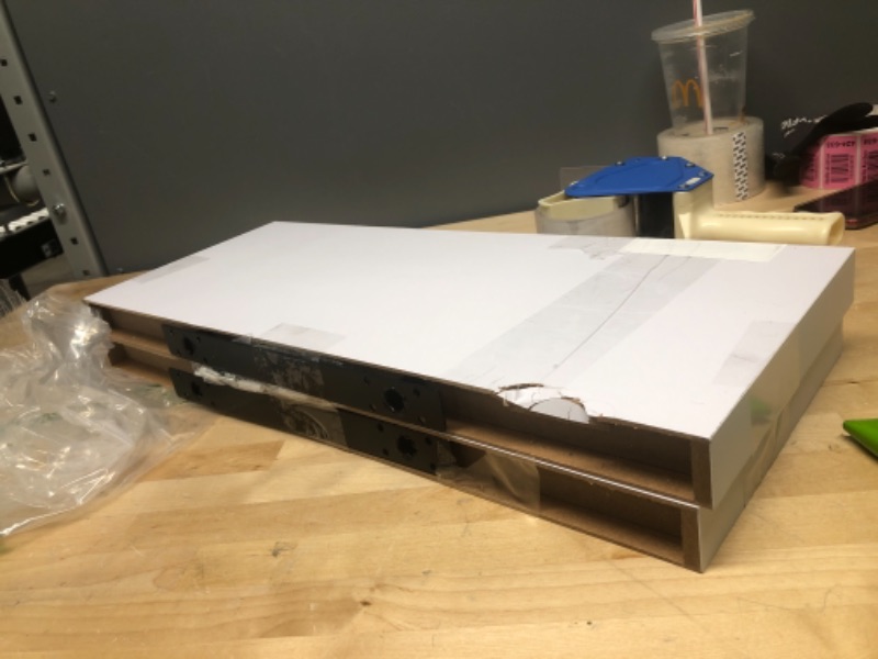 Photo 1 of **STOCK PHOTO NOT FOUND**DAMAGED
 24-Inch White True Floating Shelves, Set of 2

