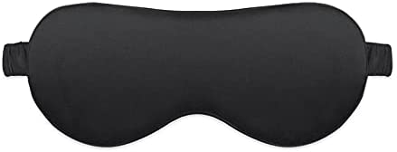 Photo 1 of **SOLD AS SET**
Natural Silk Sleep Mask, Blindfold, Super Smooth Eye Mask (Black)(Gold)
