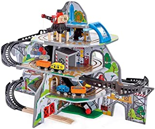 Photo 1 of ***PARTS ONLY*** Hape Kids Wooden Railway Mighty Mountain Mine Set, L: 36.2, W: 23, H: 26 inch