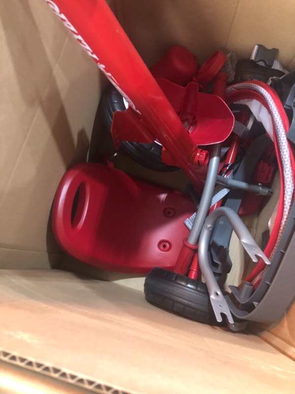 Photo 4 of *** MISSING COMPONENTS***
Radio Flyer 4-in-1 Stroll 'N Trike, Red Toddler Tricycle for Ages 1 Year -5 Years, 19.88" x 35.04" x 40.75"
