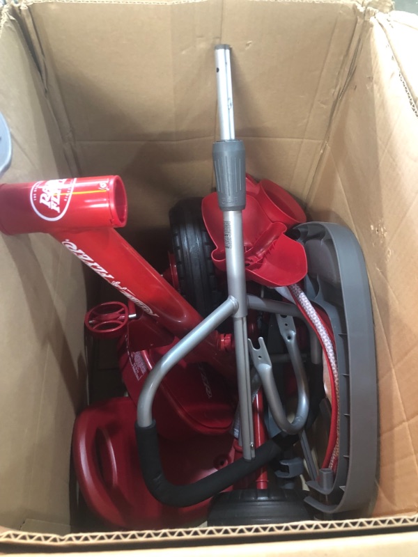 Photo 5 of *** MISSING COMPONENTS***
Radio Flyer 4-in-1 Stroll 'N Trike, Red Toddler Tricycle for Ages 1 Year -5 Years, 19.88" x 35.04" x 40.75"
