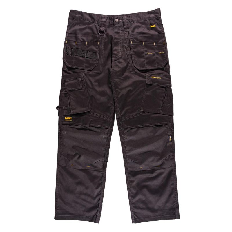 Photo 1 of DEWALT ProTradesman Combo Men's 38 in. W X 31 in. L Black Polyester/Cotton/Elastane Stretch Work Pant with Knee Pad
