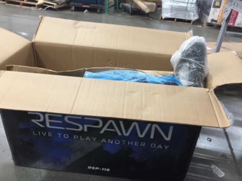 Photo 4 of Respawn RSP-110 Racing Style Gaming, Reclining Ergonomic Chair with Footrest, Blue