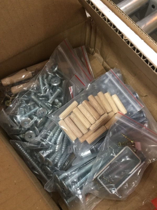 Photo 1 of INCOMPLETE House Bed Bunk Beds with Slide, Wood Bunk Beds with Roof and Guard Rail for Kids, Toddlers, No Box Spring Needed (BOX 3 OUT OF 3)
**MISSING BOX 1 AND 2**
