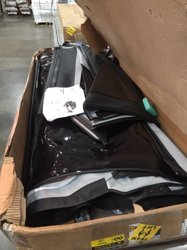 Photo 1 of USED Bestop 5492217 Black Twill Trektop NX Glide Convertible Soft Top for 2007-2018 Wrangler JK 2-door
