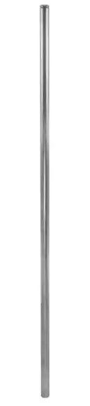 Photo 1 of 1-7/8 in. x 1-7/8 in. x 8 ft. 16-Gauge Galvanized Steel Line Fence Post
