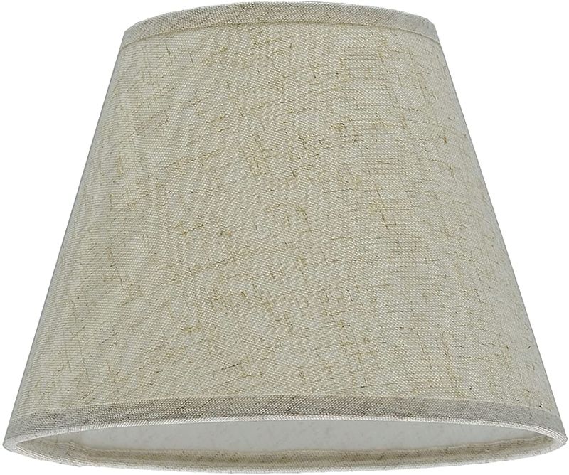 Photo 1 of *** STOCK PHOTO FOR REFERENCE *** 7 inch tall beige lamp shade 5 inch diameter