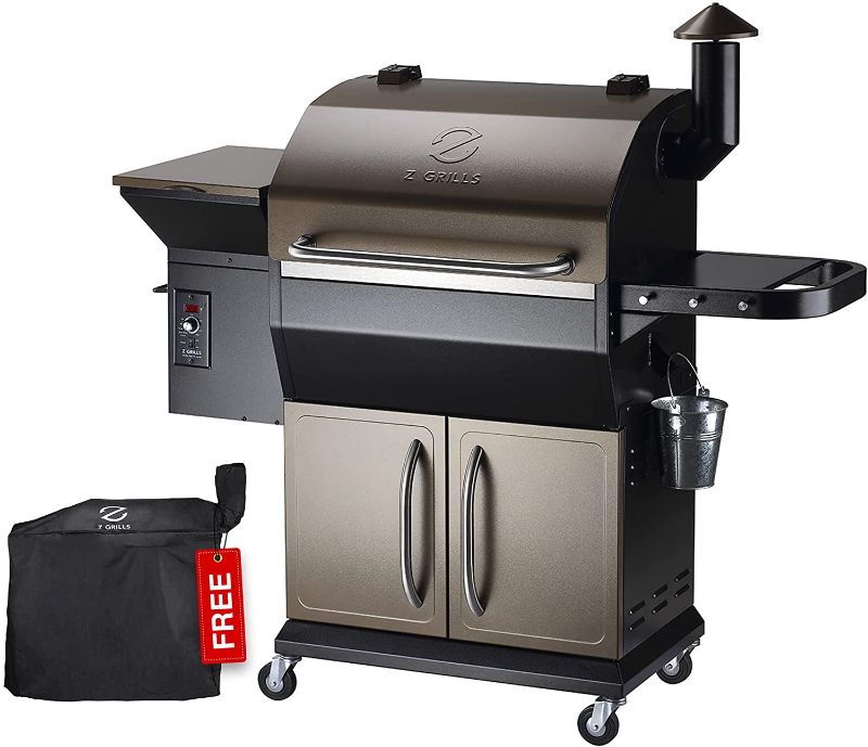 Photo 1 of ***MISSING OTHER BOX(S)***  Z Grills ZPG-1000D 2020 New Model 8 in 1 BBQ Grill Auto Temperature Control, 1000 sq in Bronze
