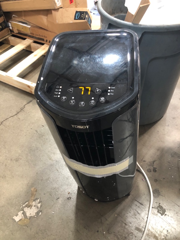 Photo 2 of *** MISSING WHEEL*** TOSOT 10,000 BTU Portable Air Conditioner Remote Control, Built-in Dehumidifier, Fan Cool Rooms up to 400 Square Feet, Grey
